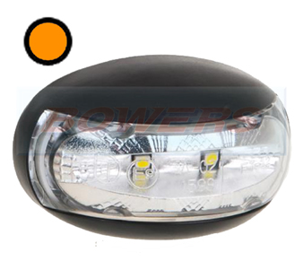 Oval Amber LED Side Marker Light FT-012Z